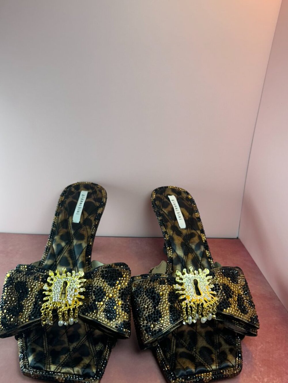GIANNI BINI PEEKA TWO BLING SLIDE (10) - Picture 3 of 14